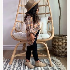 Amor & Little girls 2T and 3T oversized flannels